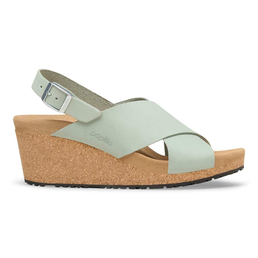 Samira Nubuck Leather - Pure Sage