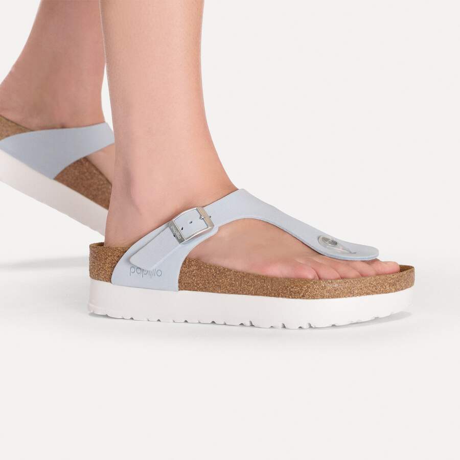Gizeh PAP Flex Platform Nubuck Leather - Baby Blue