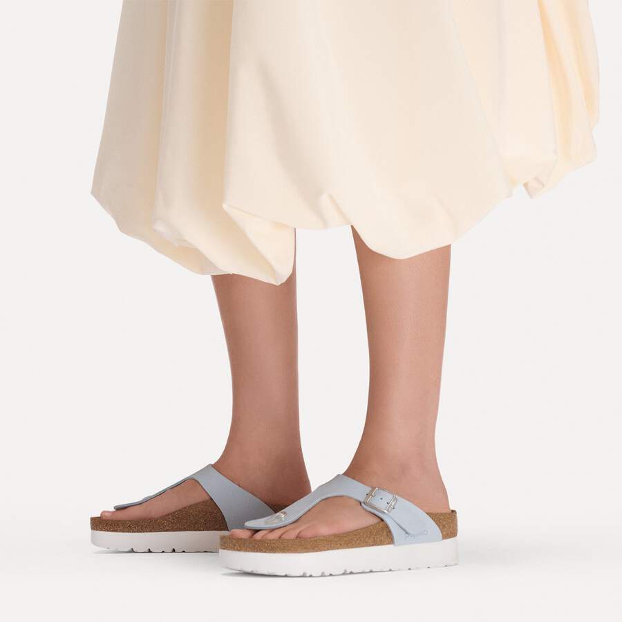 Gizeh PAP Flex Platform Nubuck Leather - Baby Blue