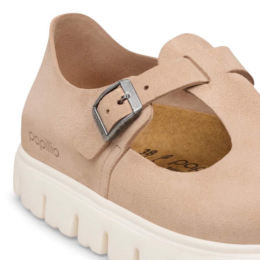 Paris Chunky Suede Leather - Warm Sand