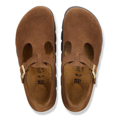 Paris Chunky Suede Leather - Dark Tea