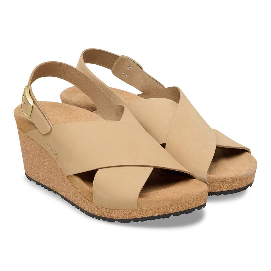 Samira Nubuck Leather - Sandcastle