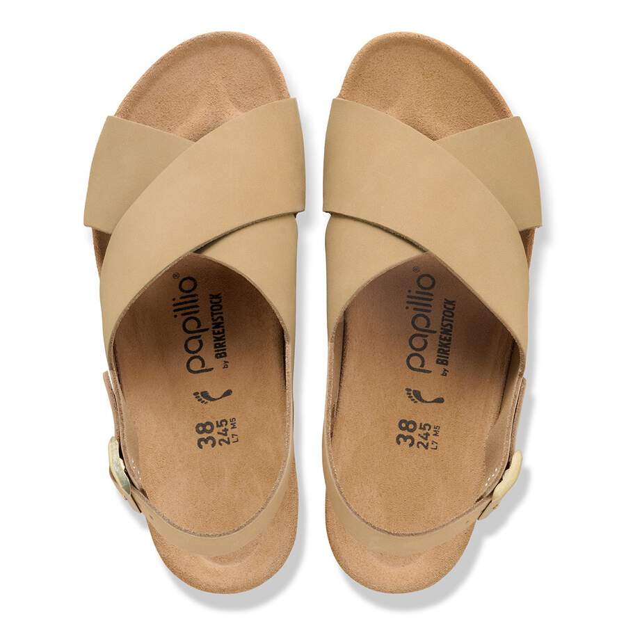 Samira Nubuck Leather - Sandcastle