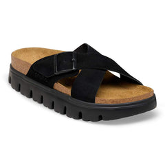 Siena PAP Chunky Suede Leather - Black