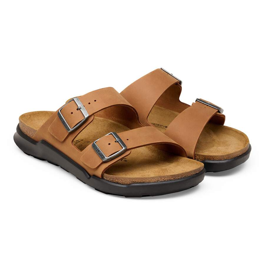 Arizona Crosstown Men Waxy Leather - Cognac