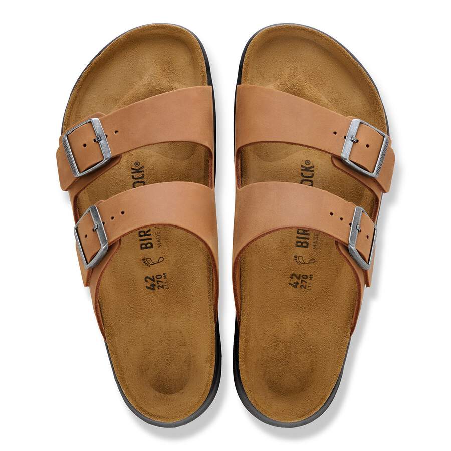 Arizona Crosstown Men Waxy Leather - Cognac