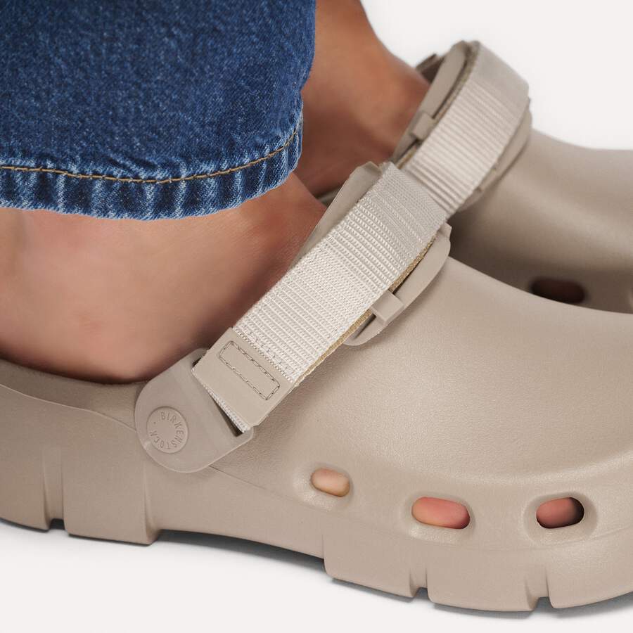 Birki Flow TEX EVA - Gray Taupe/Oyster