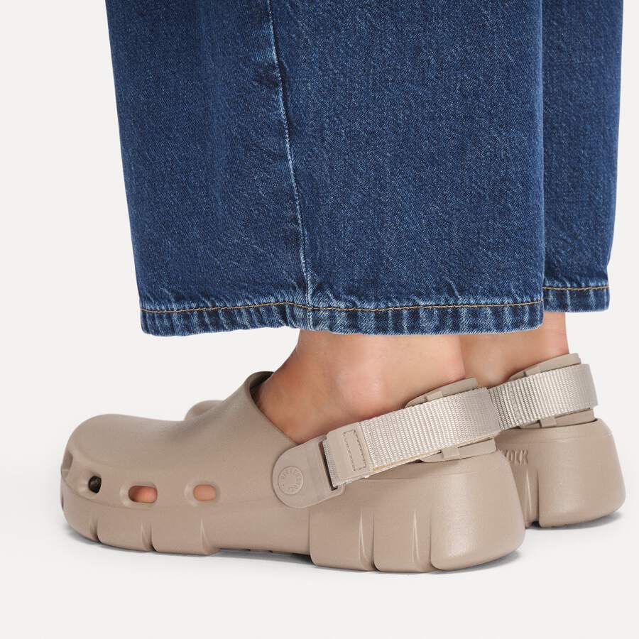 Birki Flow TEX EVA - Gray Taupe/Oyster