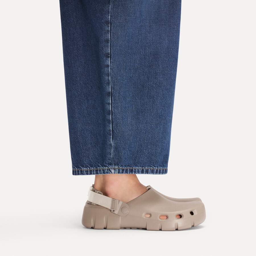 Birki Flow TEX EVA - Gray Taupe/Oyster