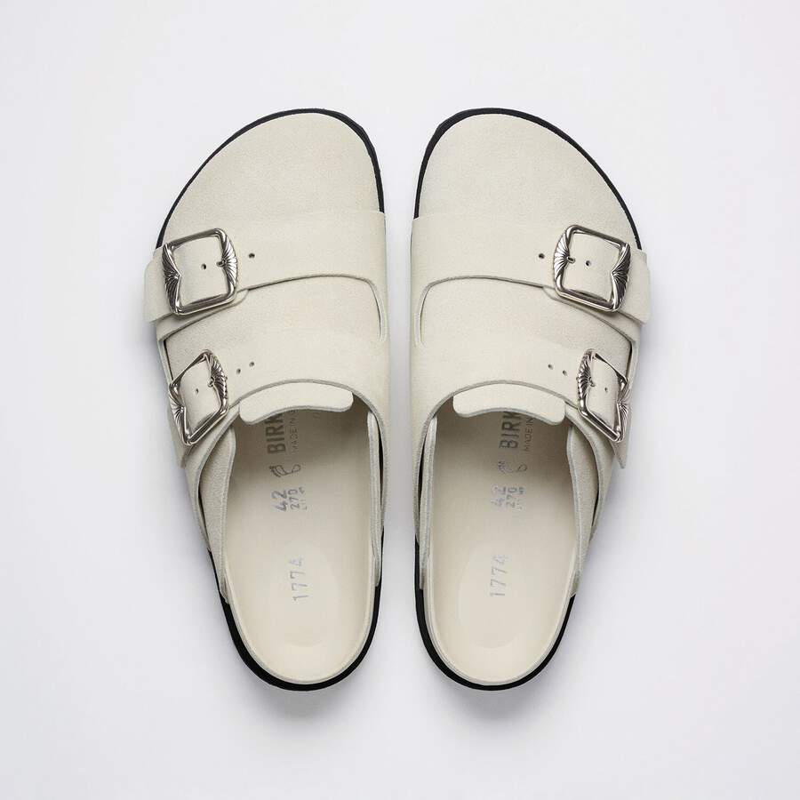 1774 222 West Suede Suede Leather - Cream