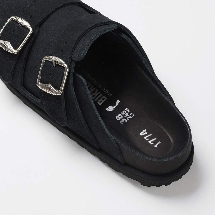 1774 222 West Suede Suede Leather - Black