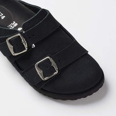 1774 222 West Suede Suede Leather - Black