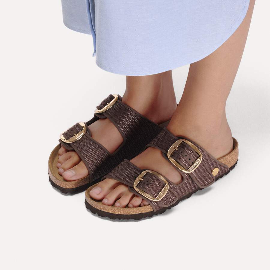 Arizona Big Buckle Raffia Textile - Raffia Carafe