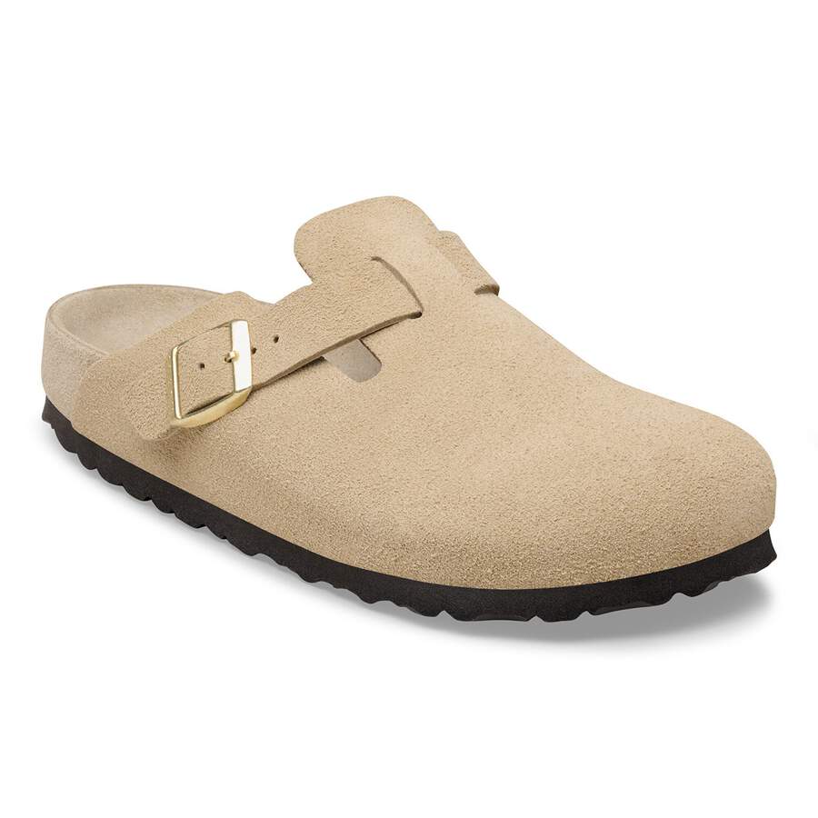 Boston Suede Leather - Taupe