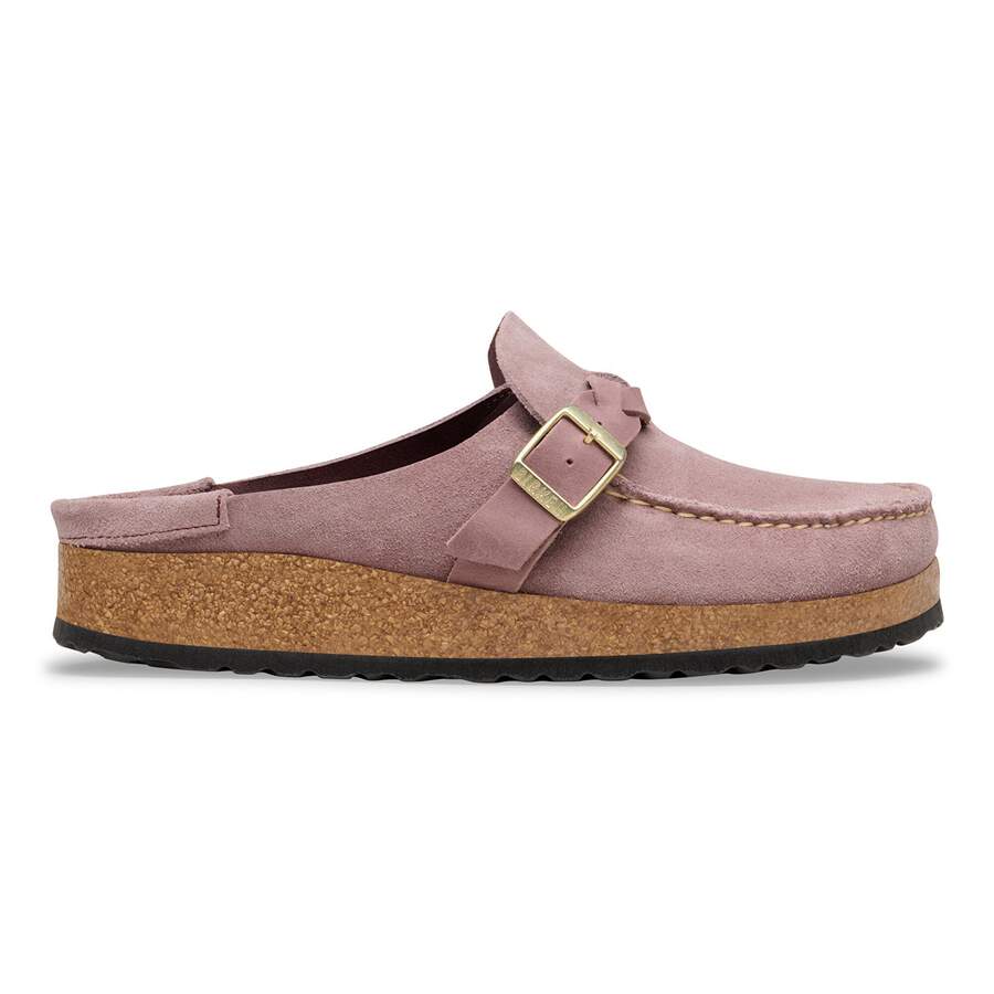 Buckley  Braided Suede Leather - Faded Purple