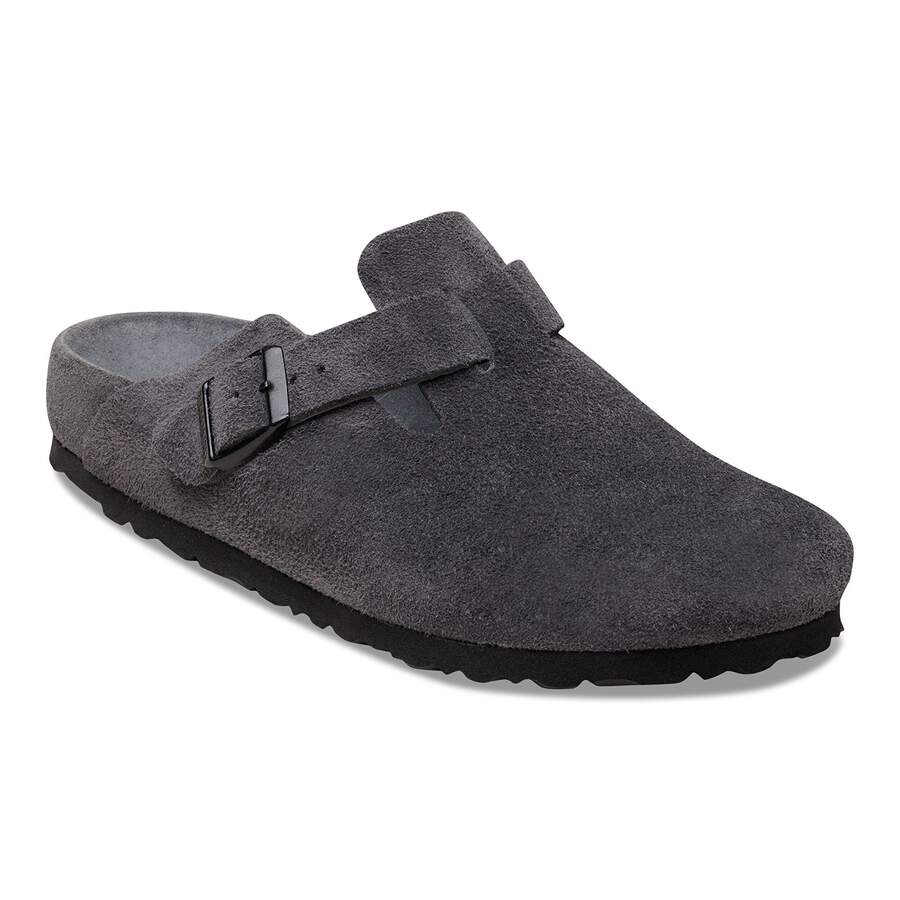 Boston Suede Leather - Charcoal