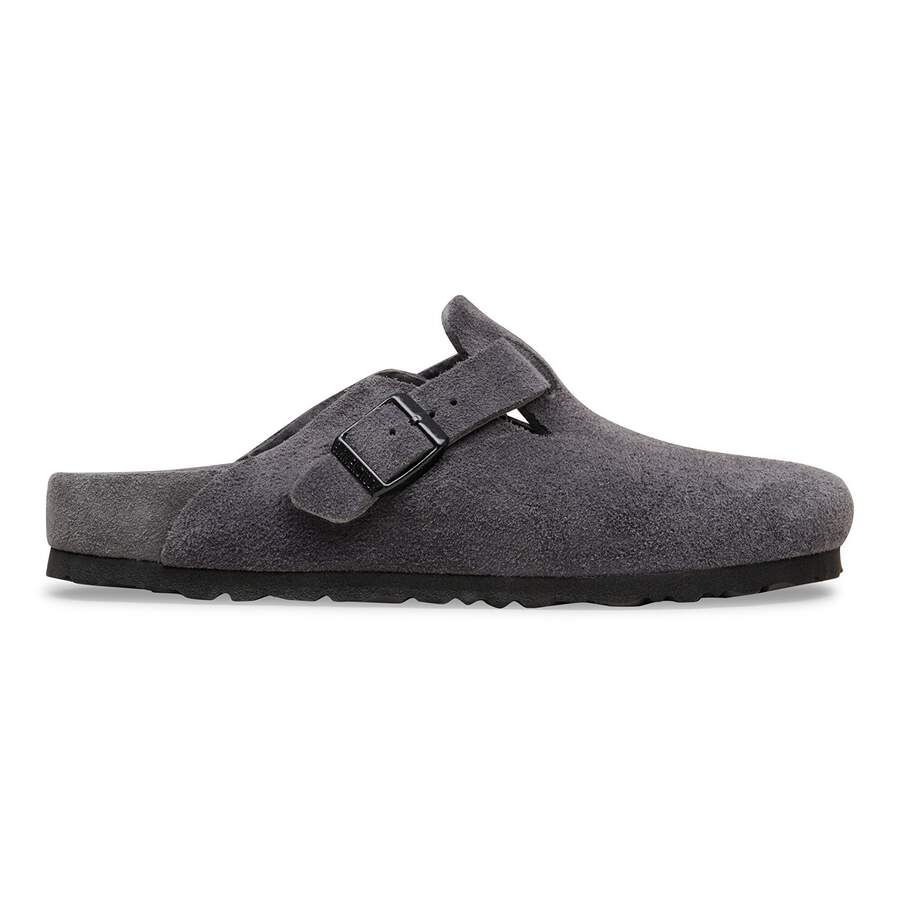 Boston Suede Leather - Charcoal
