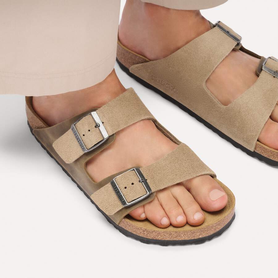Arizona Mixed Leather - Faded Khaki