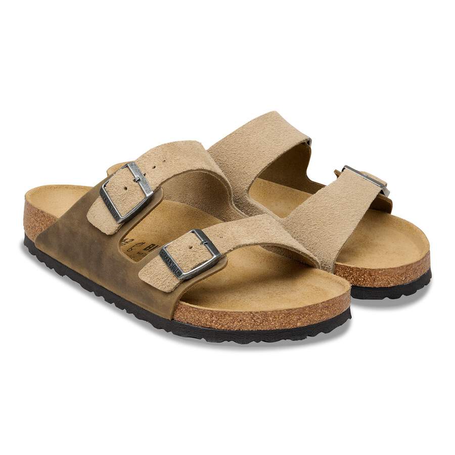 Arizona Mixed Leather - Faded Khaki