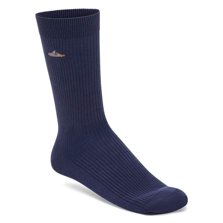 Cotton Ribbed Socks Cotton/Polyamid/Elastane - White