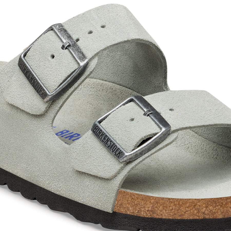 Arizona Soft Footbed Suede Leather - Pure Sage Tonal