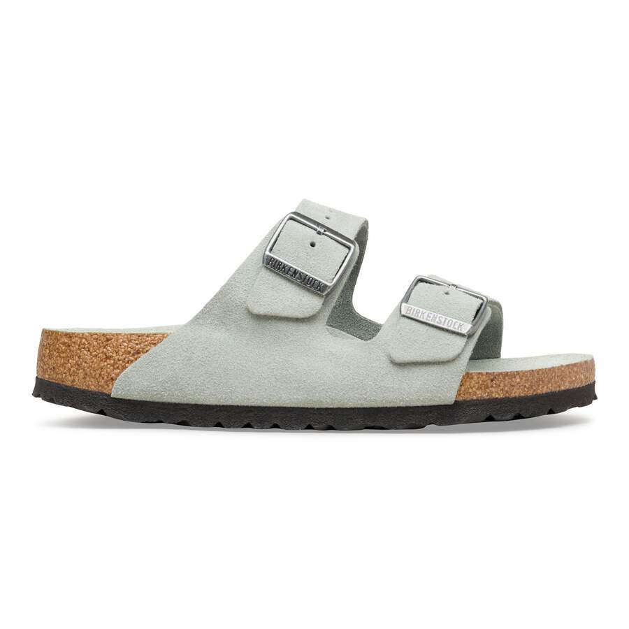 Arizona Soft Footbed Suede Leather - Pure Sage Tonal