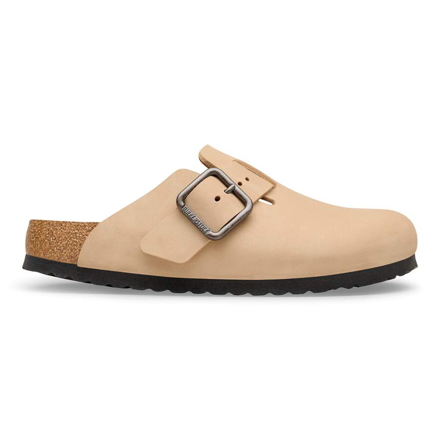 Boston Wire Buckle Nubuck Leather - Sandcastle