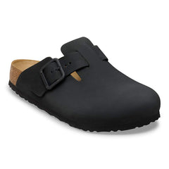 Boston Wire Buckle Nubuck Leather - Black
