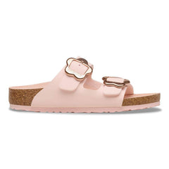 Arizona Flower Buckle Kids Birko-Flor - Light Rose Tonal