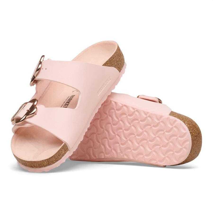 Arizona Flower Buckle Kids Birko-Flor - Light Rose Tonal