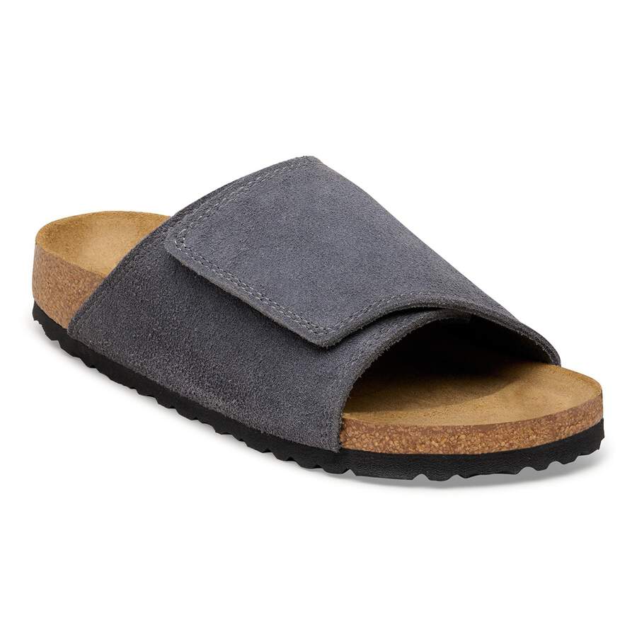 Solana Suede Leather - Charcoal
