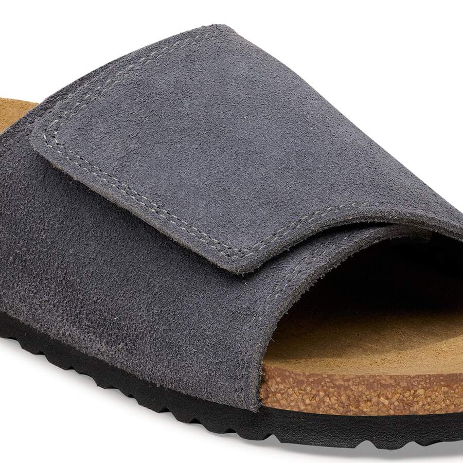 Solana Suede Leather - Charcoal