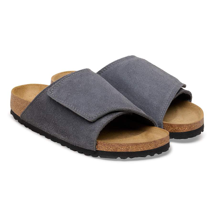 Solana Suede Leather - Charcoal