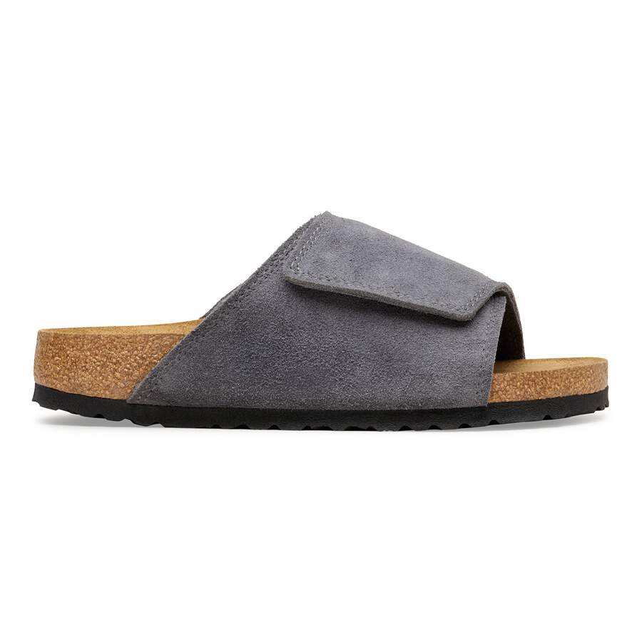 Solana Suede Leather - Charcoal