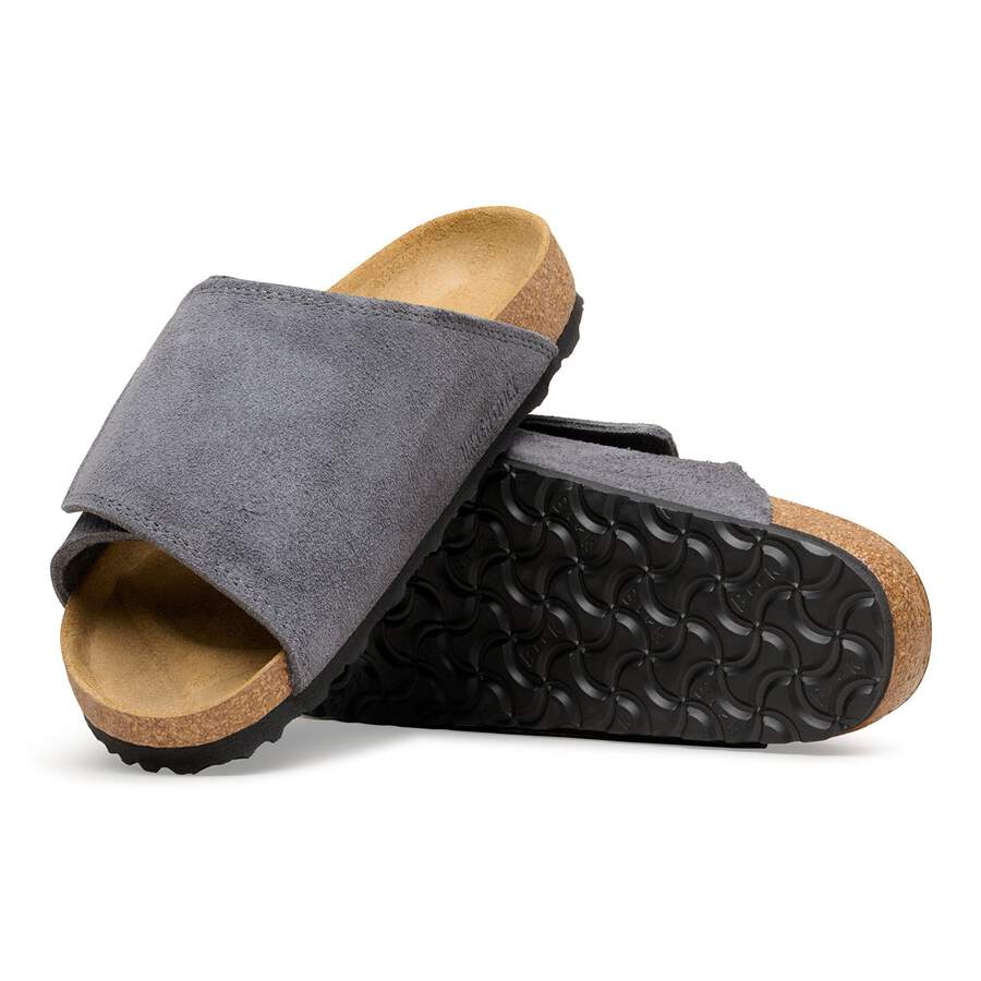 Solana Suede Leather - Charcoal