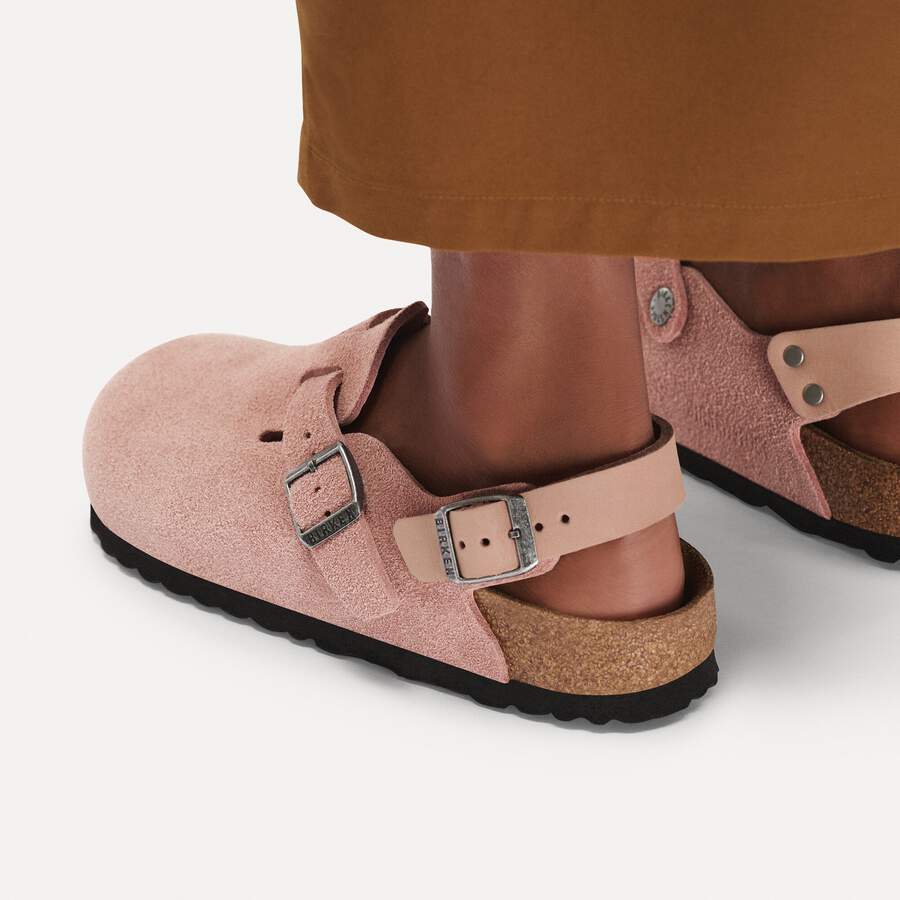 Tokio Suede Leather - Pink Clay