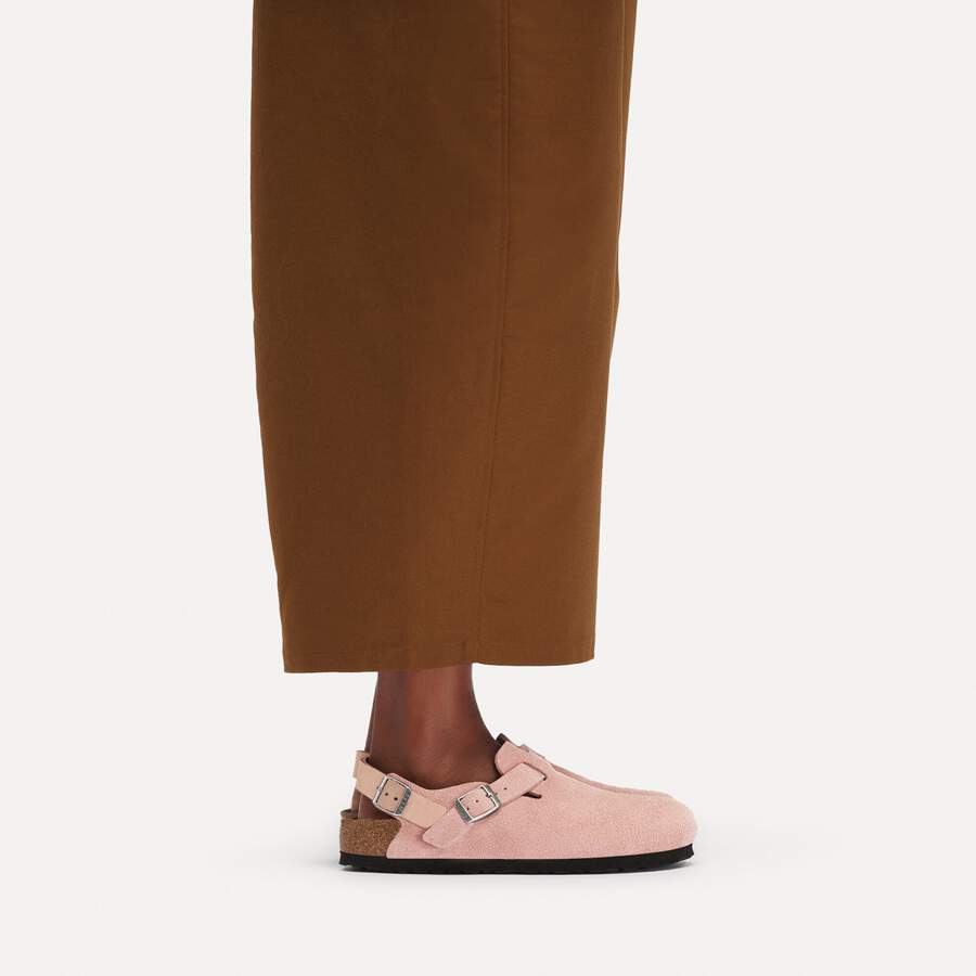 Tokio Suede Leather - Pink Clay