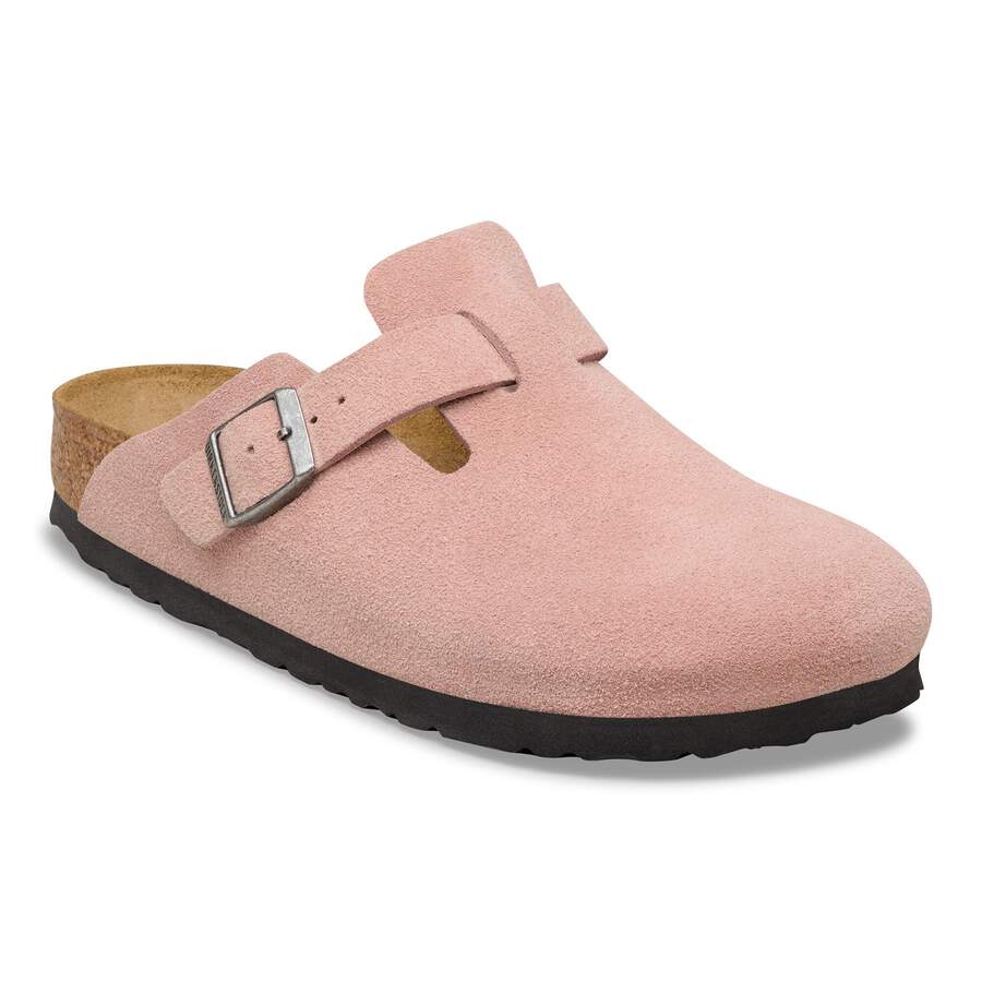 Boston Suede Leather - Pink Clay