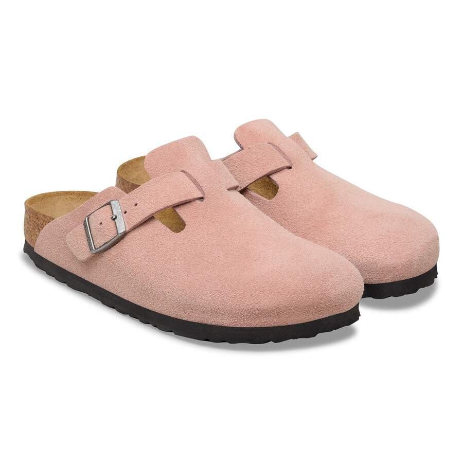 Boston Suede Leather - Pink Clay