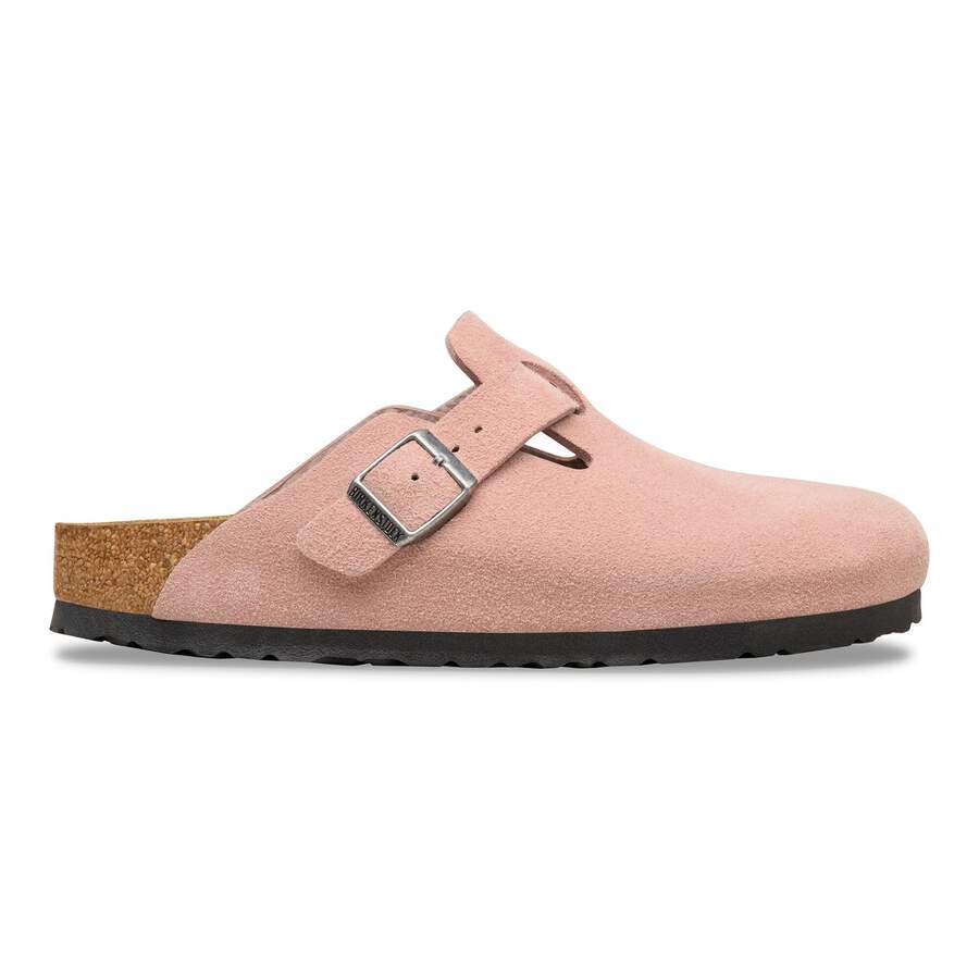 Boston Suede Leather - Pink Clay