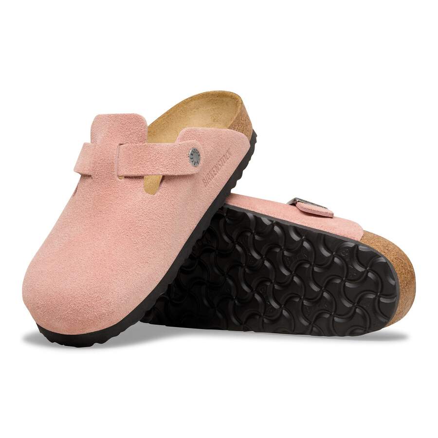 Boston Suede Leather - Pink Clay