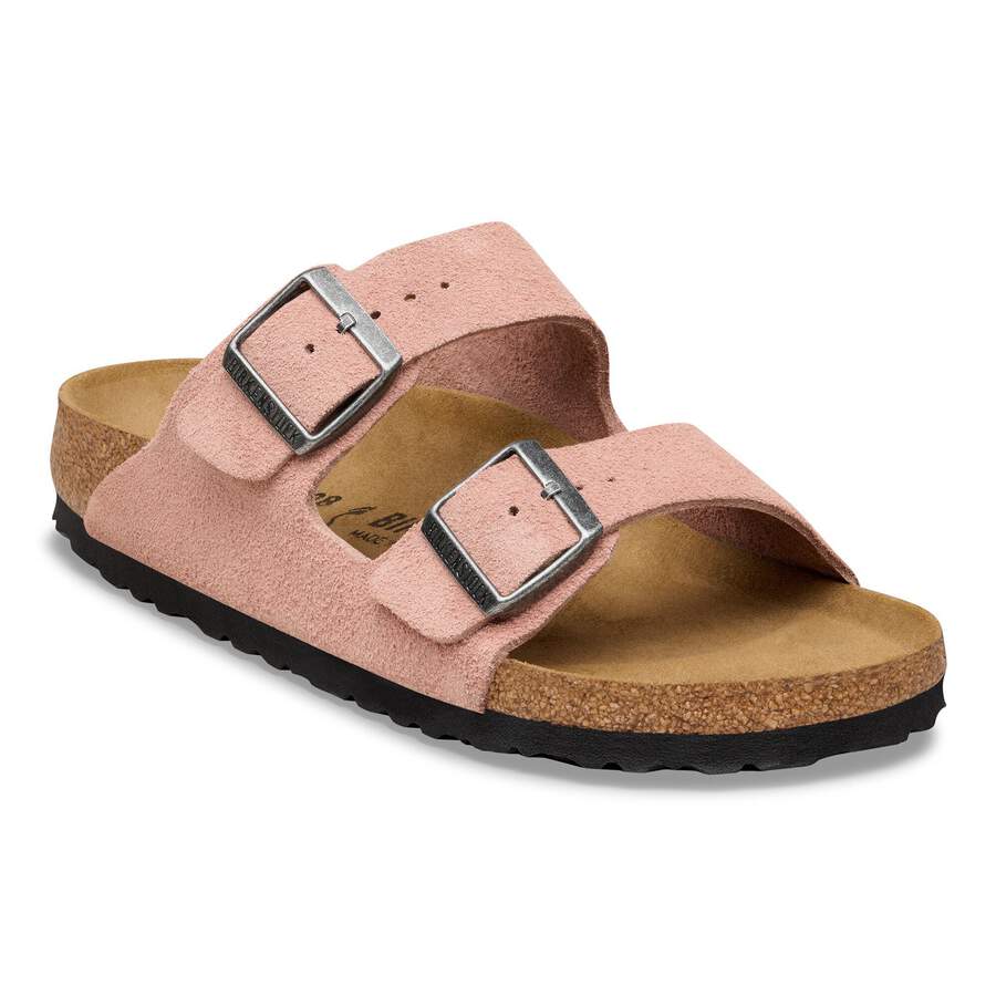 Arizona Suede Leather - Pink Clay