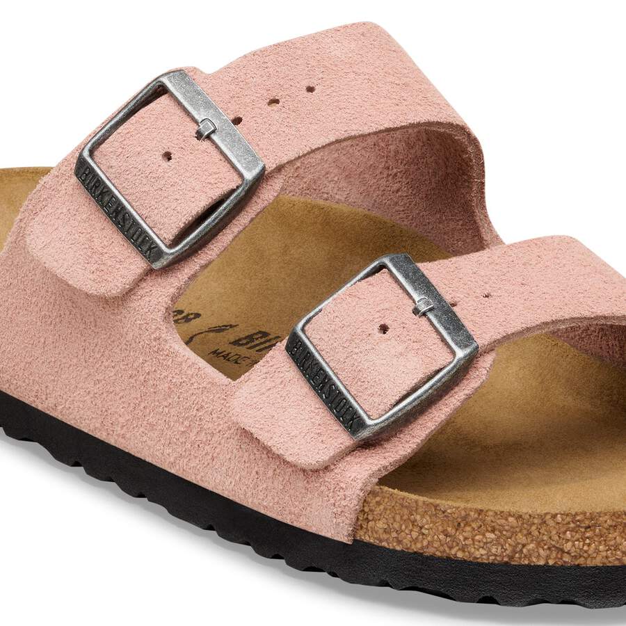 Arizona Suede Leather - Pink Clay