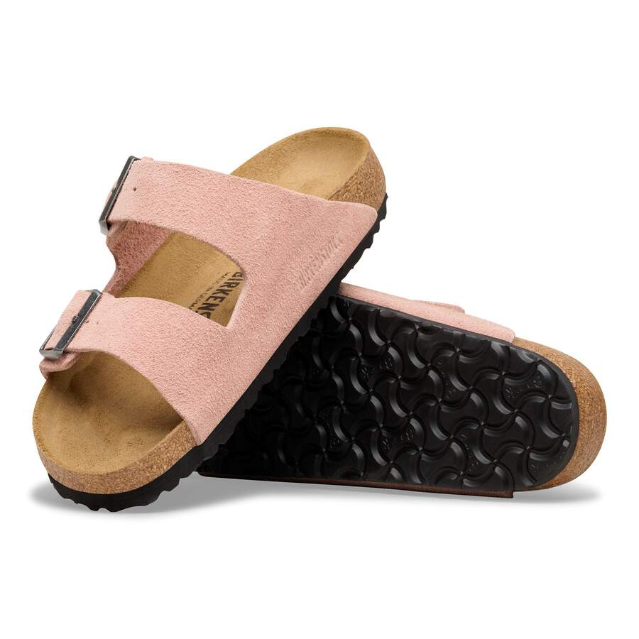 Arizona Suede Leather - Pink Clay