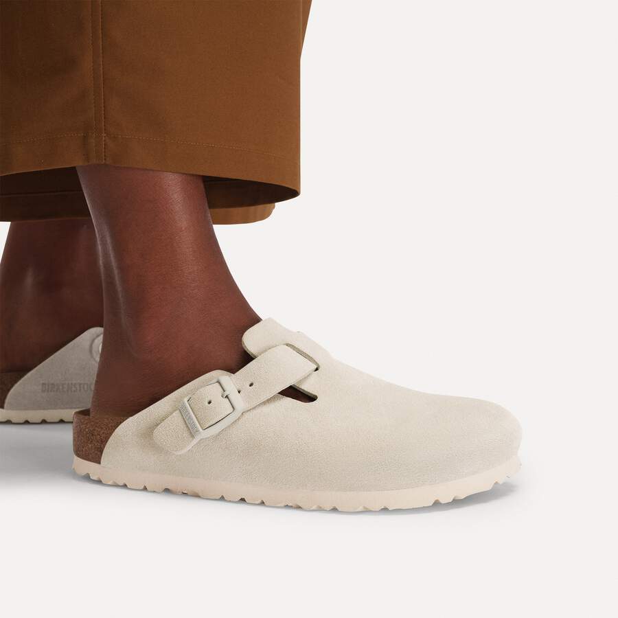 Boston Suede Leather - Oyster