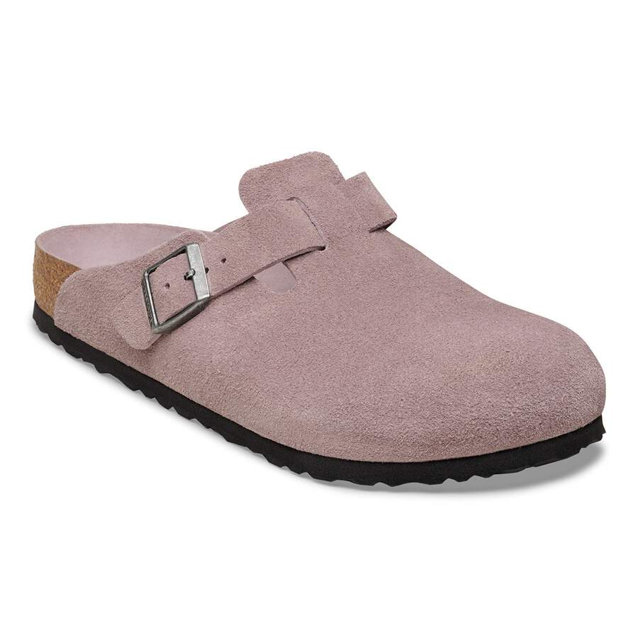 Boston Soft Footbed Suede Leather - Faded Purple