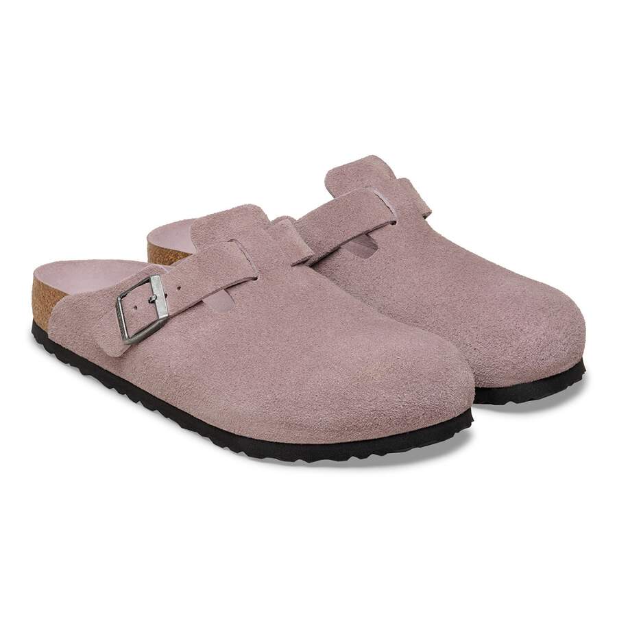 Boston Soft Footbed Suede Leather - Faded Purple