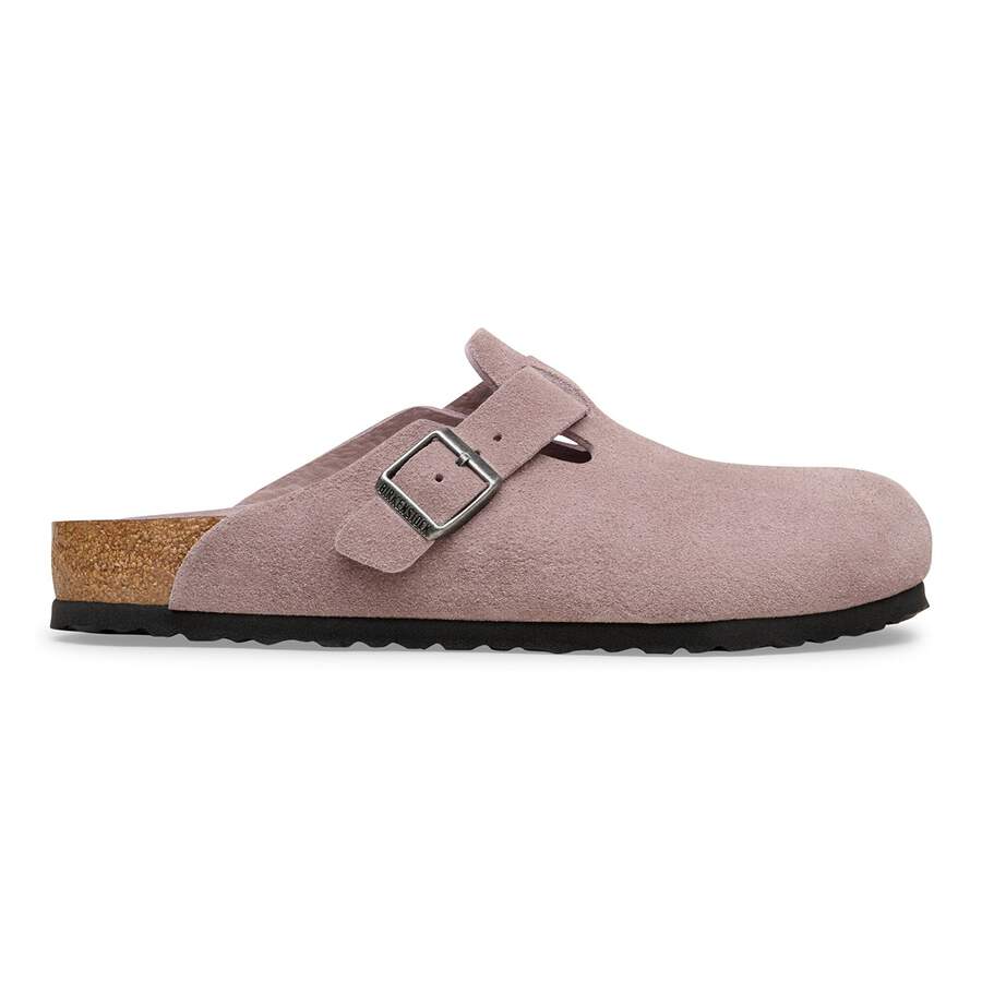 Boston Soft Footbed Suede Leather - Faded Purple