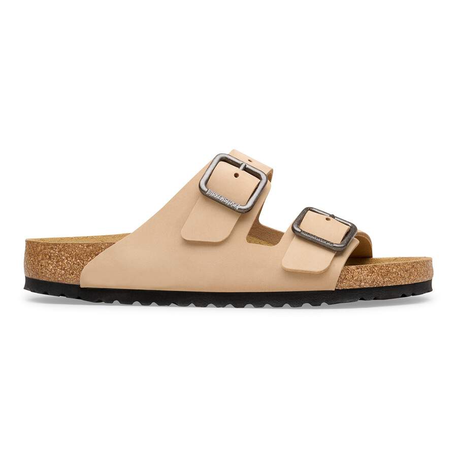Arizona Wire Buckle Nubuck Leather - Sandcastle
