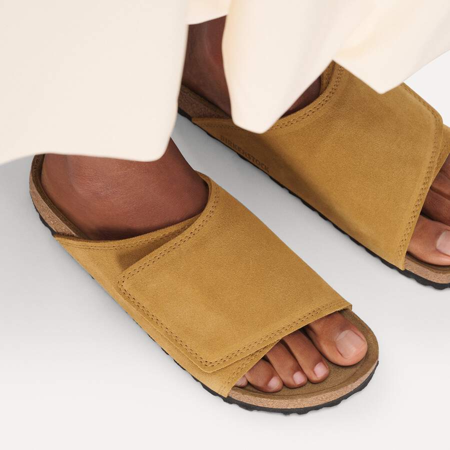 Solana Suede Leather - Cork Brown